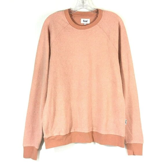 Feat Blanket Blend Crewneck Sweatshirt Medium Nude Rose - Picture 1 of 7